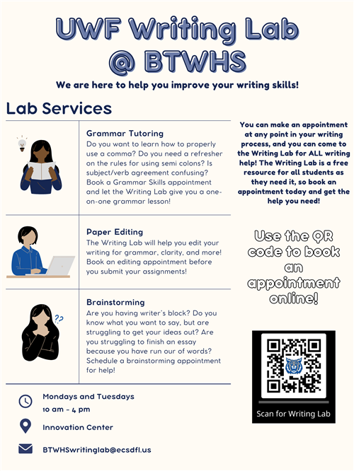 Writing lab poster